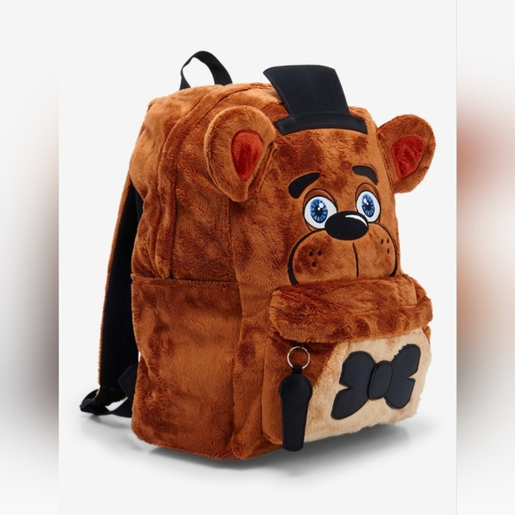 Five Nights at Freddy's Figural Plus Backpack Glow in the Dark Bear School Bag - Picture 2 of 4